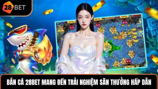 Bắn cá 28BET mang đến trải nghiệm săn thưởng hấp dẫn