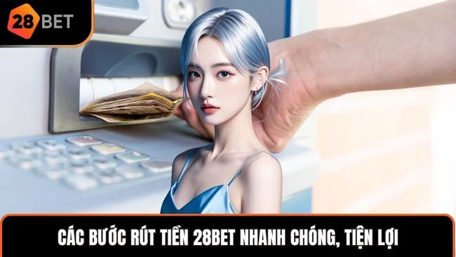 Các bước rút tiền 28BET nhanh chóng, tiện lợi