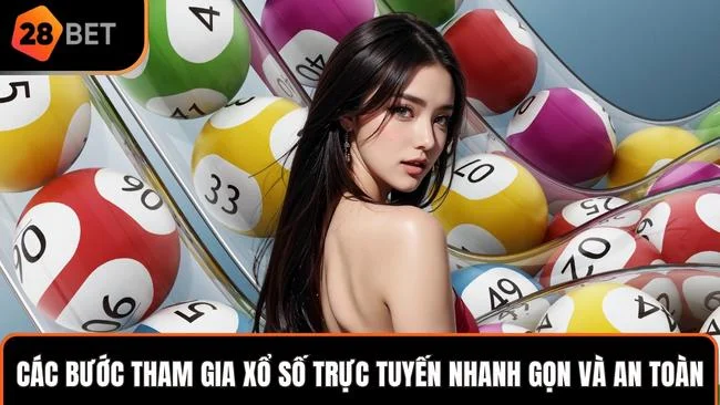 Xổ số trực tuyến Các bước tham gia Xổ số trực tuyến nhanh gọn và an toàn