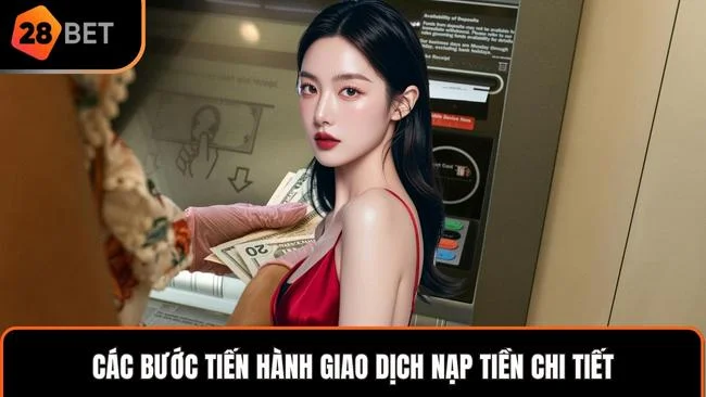 Các bước tiến hành giao dịch nạp tiền chi tiết