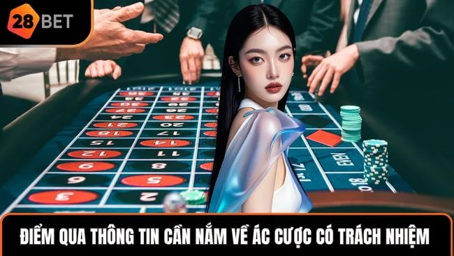 Điểm qua thông tin cần nắm về ác cược có trách nhiệm 28BET