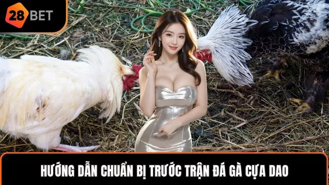 Hướng dẫn chuẩn bị trước trận đá gà cựa dao