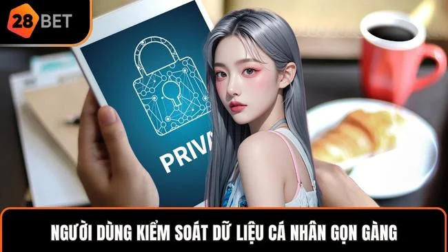 Người dùng kiểm soát dữ liệu cá nhân gọn gàng
