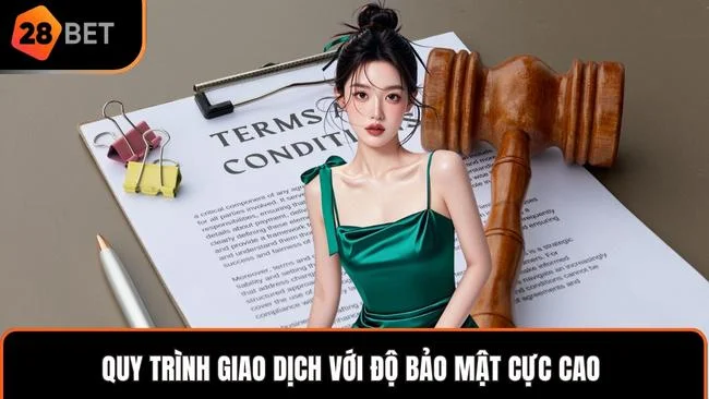 Quy trình giao dịch với độ bảo mật cực cao 