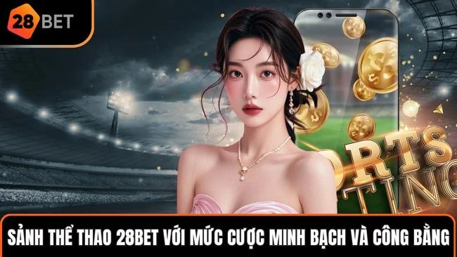 Sảnh thể thao 28BET với mức cược minh bạch và công bằng