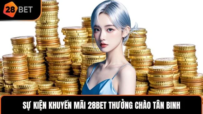 Sự kiện khuyến mãi 28BET thưởng chào tân binh