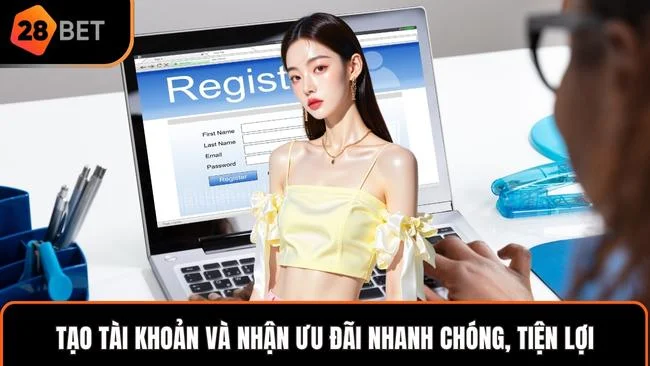 Tạo tài khoản và nhận ưu đãi nhanh chóng, tiện lợi